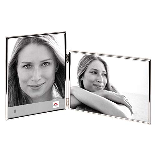 walther design Bilderrahmen silber 2X 10x15 cm Chloe Portraitrahmen WD115S von walther design