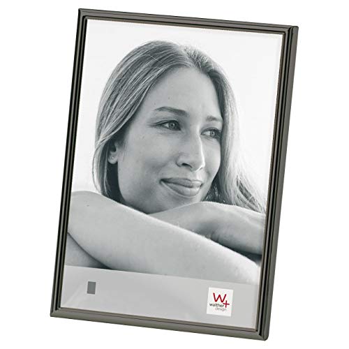 walther design Bilderrahmen anthrazit 13 x 18 cm Chloe Portraitrahmen WD318D von walther design