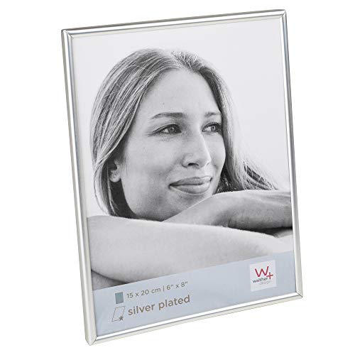 walther design Bilderrahmen matt silber 15 x 20 cm Chloe Portraitrahmen WD520T von walther design