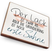 Kühlschrankmagnet Aus Buchenholz - Der Lack Ist Zwar Ab Aber Die Grundierung Erste Sahne Dekoration Oder Als Tolle Geschenkidee von wammishop