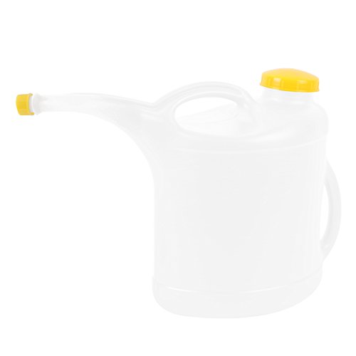 10 Liter Gießkanne Wasserkanne Kunststoff Frischwasser Kanne Camping Einfüllkanne mit zwei Griffen von wamovo