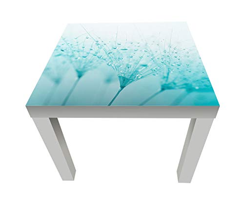 wandmotiv24 Beistelltisch Pusteblume Türkis Weiß - Hochglanz Kleiner Tisch als Deko, Holz-Tisch, Tischplatte Bedruckt, Couchtisch, Gartentisch, Kunstdruck M0347 wandmotiv24 Beistelltisch Pusteblume Türkis Weiß - Hochglanz Kleiner Tisch als Deko, Holz-Tisch, Tischplatte Bedruckt, Couchtisch, Gartentisch, Kunstdruck M0347 von wandmotiv24