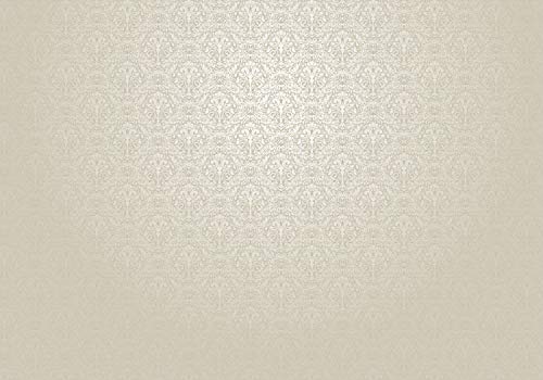 wandmotiv24 Fototapete Barock Muster Ornament, XS 150 x 105cm - 3 Teile, Wanddeko, Wandbild, Wandtapete, edel, beige, vintage M0306 von wandmotiv24