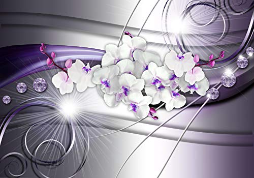 wandmotiv24 Fototapete Orchidee Diamanten Lila, XL 350 x 245 cm - 7 Teile, Wanddeko, Wandbild, Wandtapete, Abstrakt, Welle, Weiß M1666 wandmotiv24 Fototapete Orchidee Diamanten Lila, XL 350 x 245 cm - 7 Teile, Wanddeko, Wandbild, Wandtapete, Abstrakt, Welle, Weiß M1666 von wandmotiv24