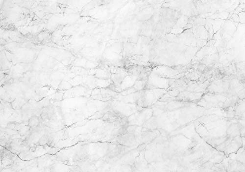 wandmotiv24 Fototapete Stein Marmoroptik grau, XS 150 x 105cm - 3 Teile, Wanddeko, Wandbild, Wandtapete, weiß Marmor Marmordekor M6555 von wandmotiv24