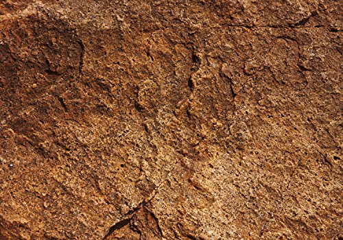 wandmotiv24 Fototapete Stein gelb-rote Farbe, XL 350 x 245 cm - 7 Teile, Wanddeko, Wandbild, Wandtapete, Wand, Mauer, Gestein M1054 von wandmotiv24