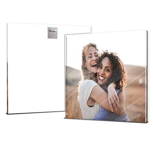 wandmotiv24 Ihr Foto auf Acrylglas 20 x 20 cm (BxH) - Quadratisch - Acrylglas SOFORT ONLINE VORSCHAU, personalisiertes Wandbild, Acrylbild, Glas Bild gestalten, personalisierte Foto-Geschenke von wandmotiv24