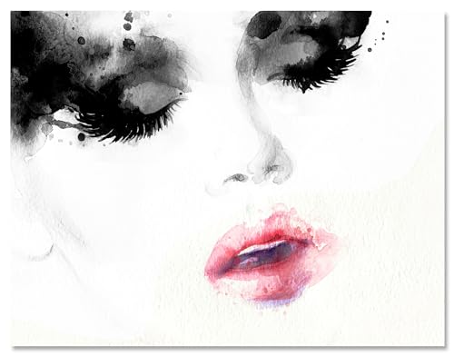 wandmotiv24 Leinwandbild Frauen Lippen M0082 wandmotiv24 Leinwandbild Frauen Lippen M0082 von wandmotiv24