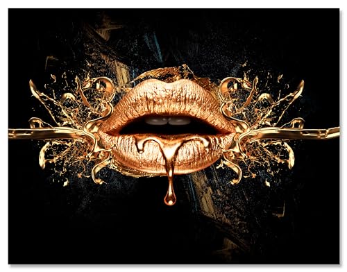wandmotiv24 Leinwandbild Frauen Lippen M0256 wandmotiv24 Leinwandbild Frauen Lippen M0256 von wandmotiv24