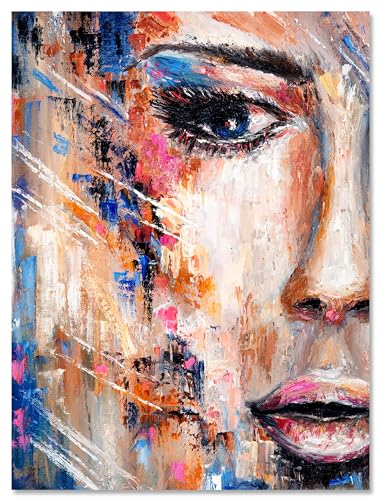 wandmotiv24 Leinwandbild Kunst & Gemälde, Hochformat, Frau 1 M0104 wandmotiv24 Leinwandbild Kunst & Gemälde, Hochformat, Frau 1 M0104 von wandmotiv24
