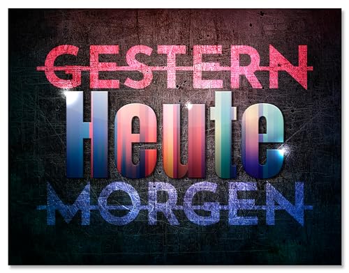 wandmotiv24 Leinwandbild Motivation, Querformat, Gestern Morgen Heute M0041 wandmotiv24 Leinwandbild Motivation, Querformat, Gestern Morgen Heute M0041 von wandmotiv24