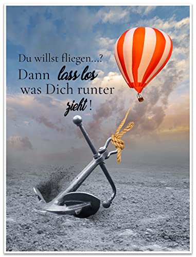 wandmotiv24 Poster als Wanddeko, Größe 40x30cm, Anker, Spruch, Motivation, Moderne Wanddeko, Wandbilder, Deko, Bild M0206 wandmotiv24 Poster als Wanddeko, Größe 40x30cm, Anker, Spruch, Motivation, Moderne Wanddeko, Wandbilder, Deko, Bild M0206 von wandmotiv24