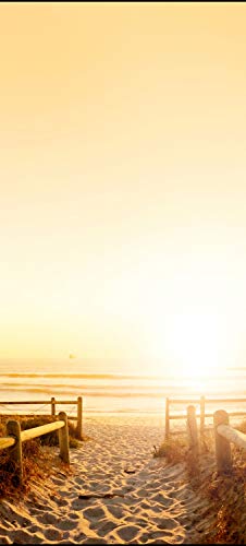 wandmotiv24 Türtapete Sonnenuntergang Ozean Natur 70 x 200cm (B x H) - selbstklebend Vlies 150g Sticker für Türen, Türfolie, Aufkleber, M0262 von wandmotiv24