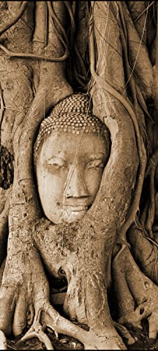 wandmotiv24 Türtapete Tempel der Großen Relikte 100 x 200cm (B x H) - Dekorfolie selbstklebend Sticker für Türen, Türfolie, Aufkleber, M0782 von wandmotiv24