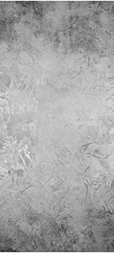 wandmotiv24 Türtapete grauer Putz, Wohnwand, graue Wand 100 x 200cm (B x H) - Dekorfolie selbstklebend Sticker für Türen, Türfolie, Aufkleber, M1231 von wandmotiv24