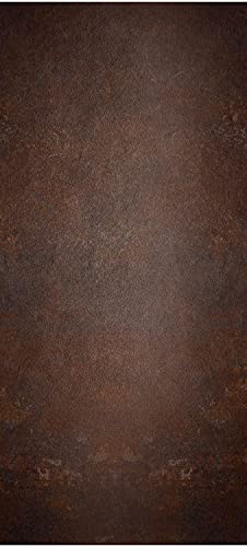 wandmotiv24 Türtapete rostige Metall Platte, Rost, dunkelrot 100 x 200cm (B x H) - Dekorfolie selbstklebend Sticker für Türen, Türfolie, Aufkleber, M1197 von wandmotiv24