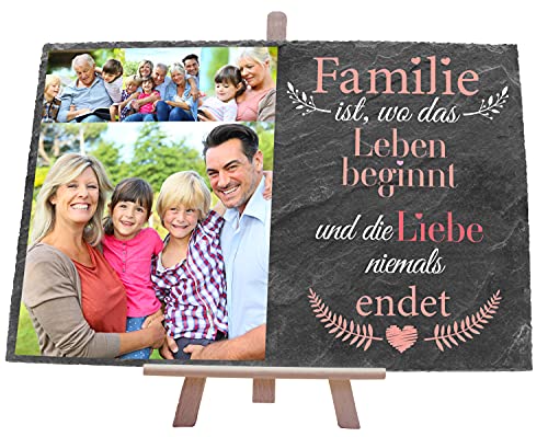 wandmotiv24 individuelle Schiefertafel als Geschenk für Familie, Größe 30 x 20 cm, Foto-Collage, Familie ist, Geburtstag, personalisierte Geschenke, Mama, Papa, Family, Geschenkidee, Deko M0444 wandmotiv24 individuelle Schiefertafel als Geschenk für Familie, Größe 30 x 20 cm, Foto-Collage, Familie ist, Geburtstag, personalisierte Geschenke, Mama, Papa, Family, Geschenkidee, Deko M0444 von wandmotiv24