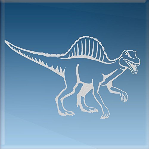 Spinosaurus Dinosaurier Fensteraufkleber Wandtattoo Sticker - Farbe: Glasdekorfolie (Milchglaseffekt) von wandtattoo-factory