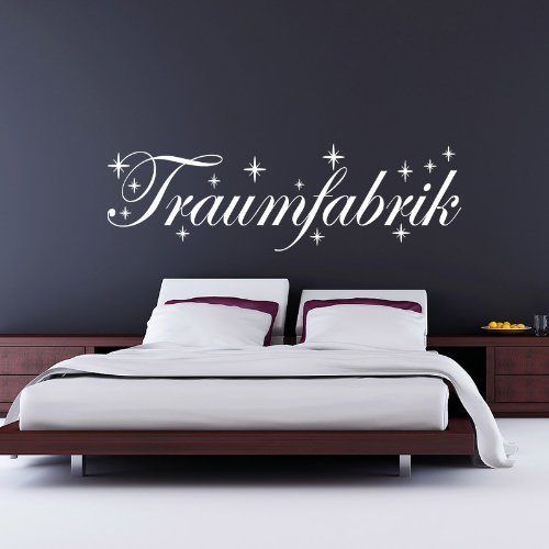 Wandtattoo Traumfabrik - 130 x 40cm - Farbe: Grau von wandtattoo-factory