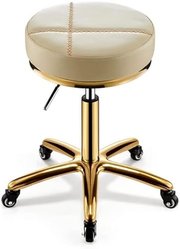 Beauty-Hocker mit Rollen, für Schönheitssalon, Nageltechniker, High-End-Friseurstuhl, strapazierfähiger Beauty-Hocker mit Rädern für Schönheitssalons und Friseure, drehbarer Riemenscheiben-Hebebügel von wanghaiyanBD