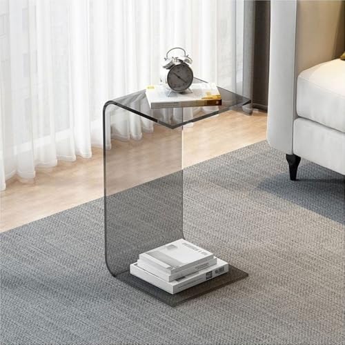 wanghaiyanBD Acryl Beistelltisch, U-Form Klar Couchtisch für Wohnzimmer oder Schlafzimmer, Transparenter Ecktisch für Erkerfenster, Einfacher kleiner Sofa Beistelltisch wanghaiyanBD Acryl Beistelltisch, U-Form Klar Couchtisch für Wohnzimmer oder Schlafzimmer, Transparenter Ecktisch für Erkerfenster, Einfacher kleiner Sofa Beistelltisch von wanghaiyanBD