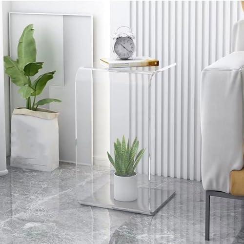 wanghaiyanBD Acryl Beistelltisch, U-Form Klar Couchtisch für Wohnzimmer oder Schlafzimmer, Transparenter Ecktisch für Erkerfenster, Einfacher kleiner Sofa Beistelltisch wanghaiyanBD Acryl Beistelltisch, U-Form Klar Couchtisch für Wohnzimmer oder Schlafzimmer, Transparenter Ecktisch für Erkerfenster, Einfacher kleiner Sofa Beistelltisch von wanghaiyanBD