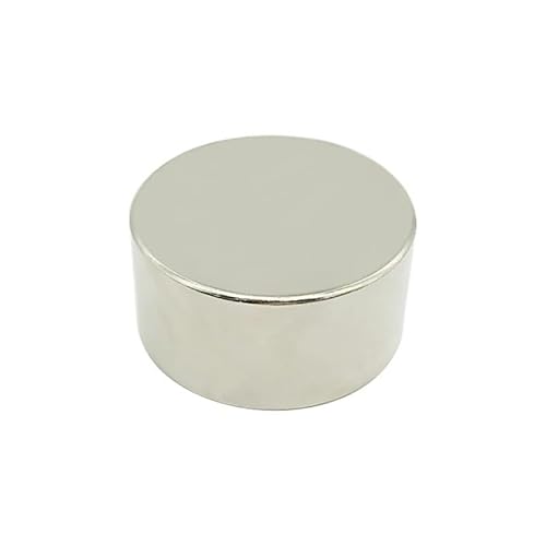 1 Stück runder Blockmagnet 60 x 30 mm, superstarker Neodym-Magnet, permanenter Seltenerdmagnet (Color : 60x30-N52) von wangzq