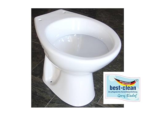 Stand WC bodenstehend Tiefspüler weiß/mit horizontalem Abgang mit BEST CLEAN Oberflächen Beschichtung NEU Stand WC bodenstehend Tiefspüler weiß/mit horizontalem Abgang mit BEST CLEAN Oberflächen Beschichtung NEU von wannenfabrik
