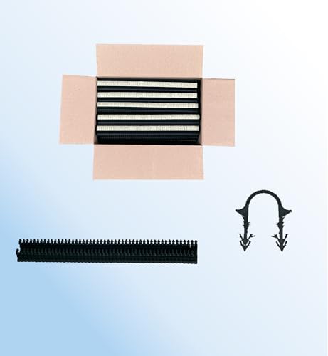 wannenfabrik/ Tackernadeln - Aufstecknadeln für Fußbodenheizungsrohr / 42mm hoch mit Doppelhaken (1000) von wannenfabrik