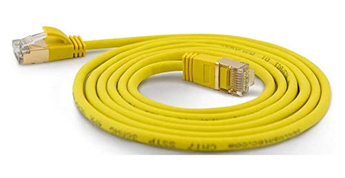 wantecWire Extra dünnes Patchkabel CAT.7 Kabel, CAT.6 Stecker SSTP geschirmt, Länge 0.2 m, gelb wantecWire Extra dünnes Patchkabel CAT.7 Kabel, CAT.6 Stecker SSTP geschirmt, Länge 0.2 m, gelb von wantecWire