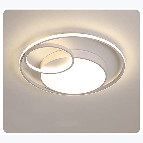 Deckenleuchte, Acryl-Deckenleuchte, Deckenlampen, Led-Licht, runde Kronleuchter, dimmbare Deckenleuchte, moderne Led Acryl Lampe Deckenleuchte für Schlafzimmer Wohnzimmer Esszimmer Büro, 55w von wanwanper