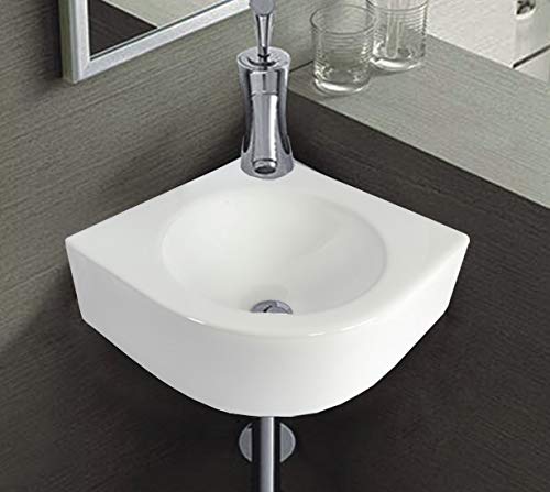 1x Eckwaschbecken Keramik Aufsatzwaschbecken klein oval Wandmontage Aufsatz Waschbecken Keramik 30,5 1x Eckwaschbecken Keramik Aufsatzwaschbecken klein oval Wandmontage Aufsatz Waschbecken Keramik 30,5 von warenplus2014