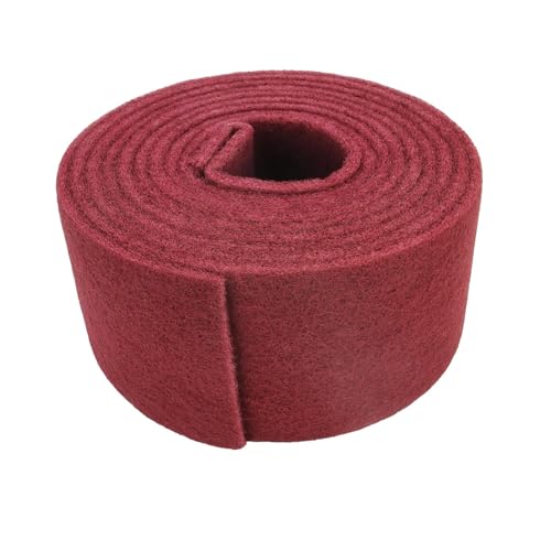 Sandpapier, Schleifmatte, industrielle Reinigungsmatte 5 m × 10 mm, geeignet zum Schleifen und Polieren von Metall, Holz, Küchenutensilien und Edelstahl von warmhut