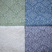 4 Handgewebte Geschirrtücher von warpedandwonderful