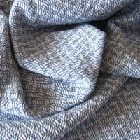 Blaue Babydecke - Handgewebt von warpedandwonderful