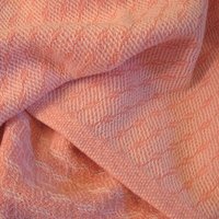 Rosa Babydecke - Handgewebt von warpedandwonderful