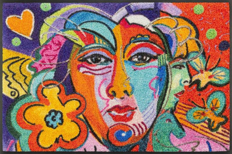 wash+dry by Kleen-Tex Fußmatte Indian Summer, rechteckig von wash+dry by Kleen-Tex