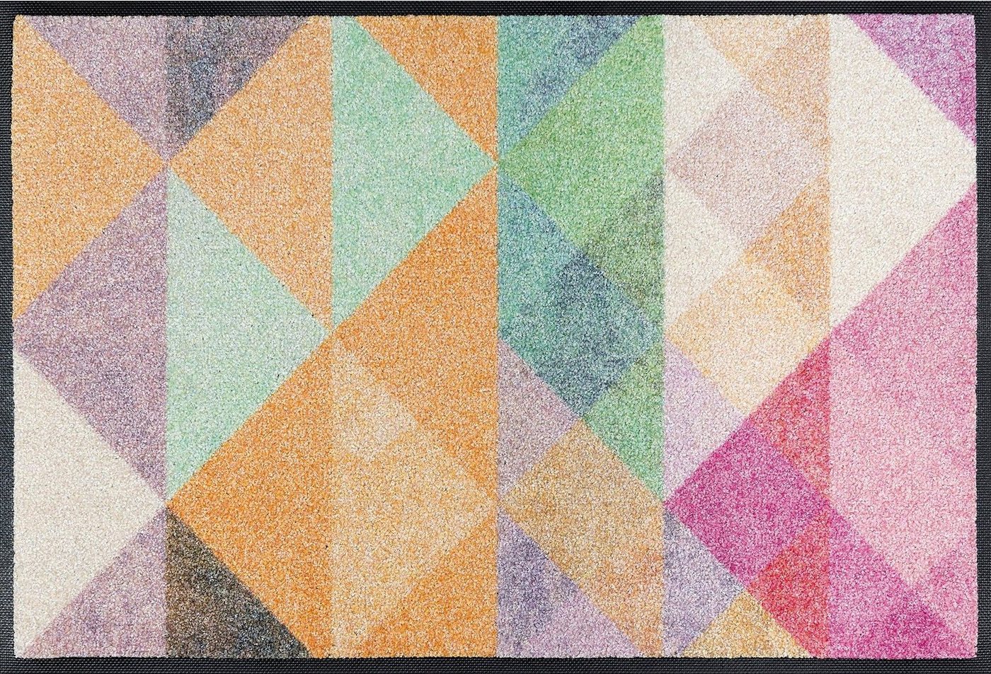wash+dry by Kleen-Tex Fußmatte Snorre, rechteckig, Höhe: 9 mm, Schmutzfangmatte, modernes geometrisches Design, rutschhemmend von wash+dry by Kleen-Tex