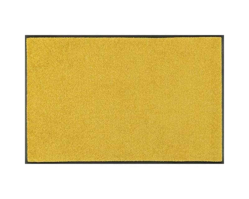 wash+dry by Kleen-Tex Fußmatte wash+dry Schmutzfangmatte Trend-Colour Honey Gold - 40 x 60 cm, Höhe: 0 mm von wash+dry by Kleen-Tex