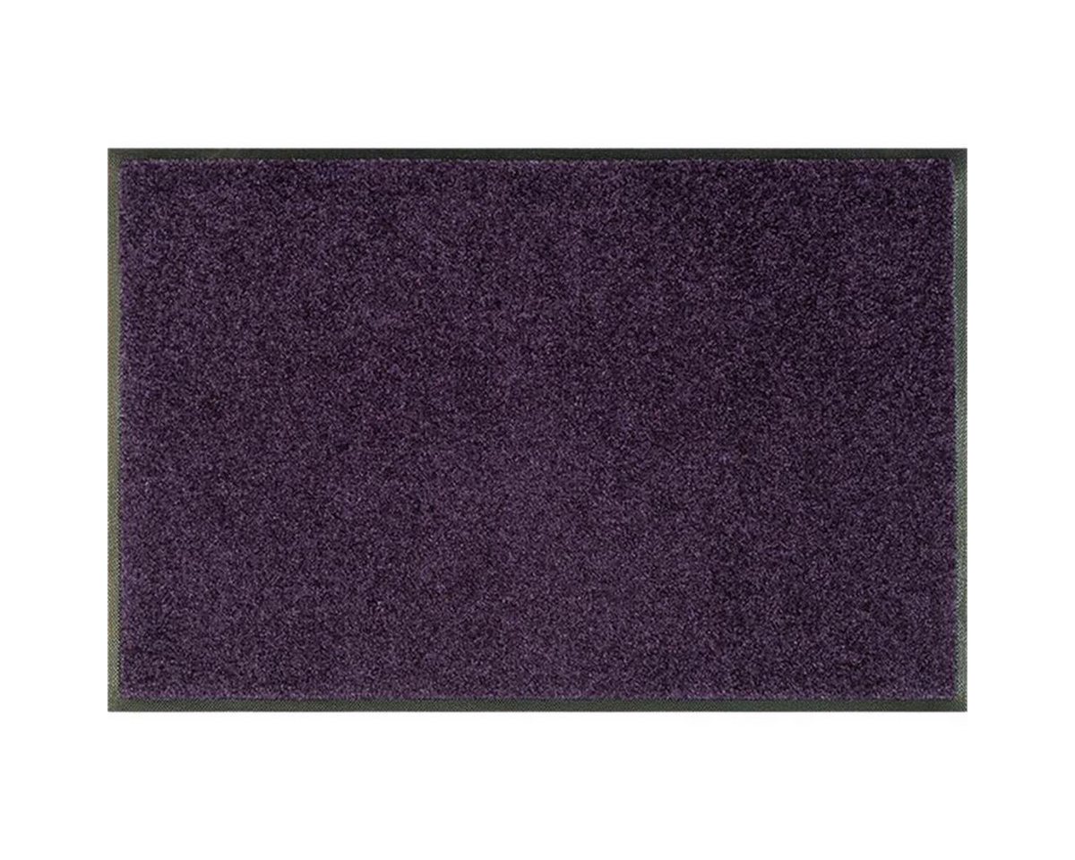 Fußmatte wash+dry Schmutzfangmatte Trend-Colour Velvet Purple, wash+dry by Kleen-Tex, Höhe: 7 mm von wash+dry by Kleen-Tex