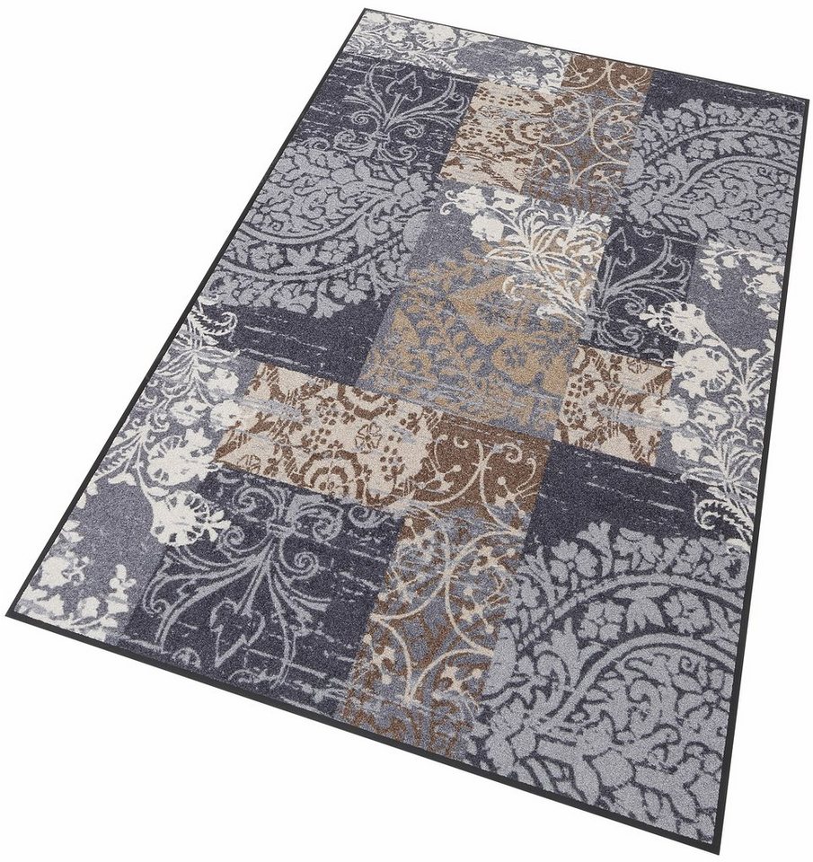 wash+dry by Kleen-Tex Läufer Armonia, rechteckig, Höhe: 7 mm, Schmutzfangläufer, Patchwork Design, Ornamente, rutschhemmend wash+dry by Kleen-Tex Läufer Armonia, rechteckig, Höhe: 7 mm, Schmutzfangläufer, Patchwork Design, Ornamente, rutschhemmend von wash+dry by Kleen-Tex