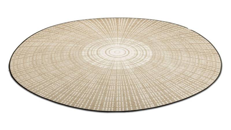 wash+dry by Kleen-Tex Teppich Cascara beige, rund, Höhe: 7 mm von wash+dry by Kleen-Tex