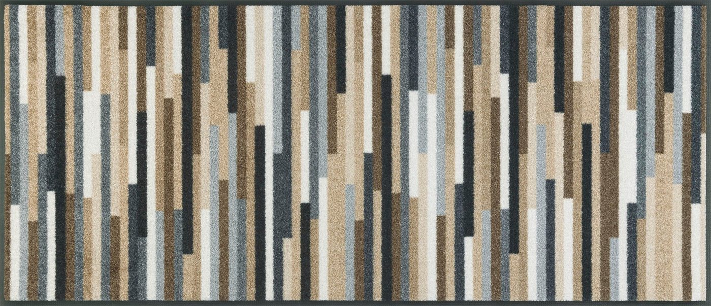 Teppich Mikado Stripes, wash+dry by Kleen-Tex, rechteckig, Höhe: 7 mm, modernes Streifen Design, rutschhemmend, waschbar von wash+dry by Kleen-Tex