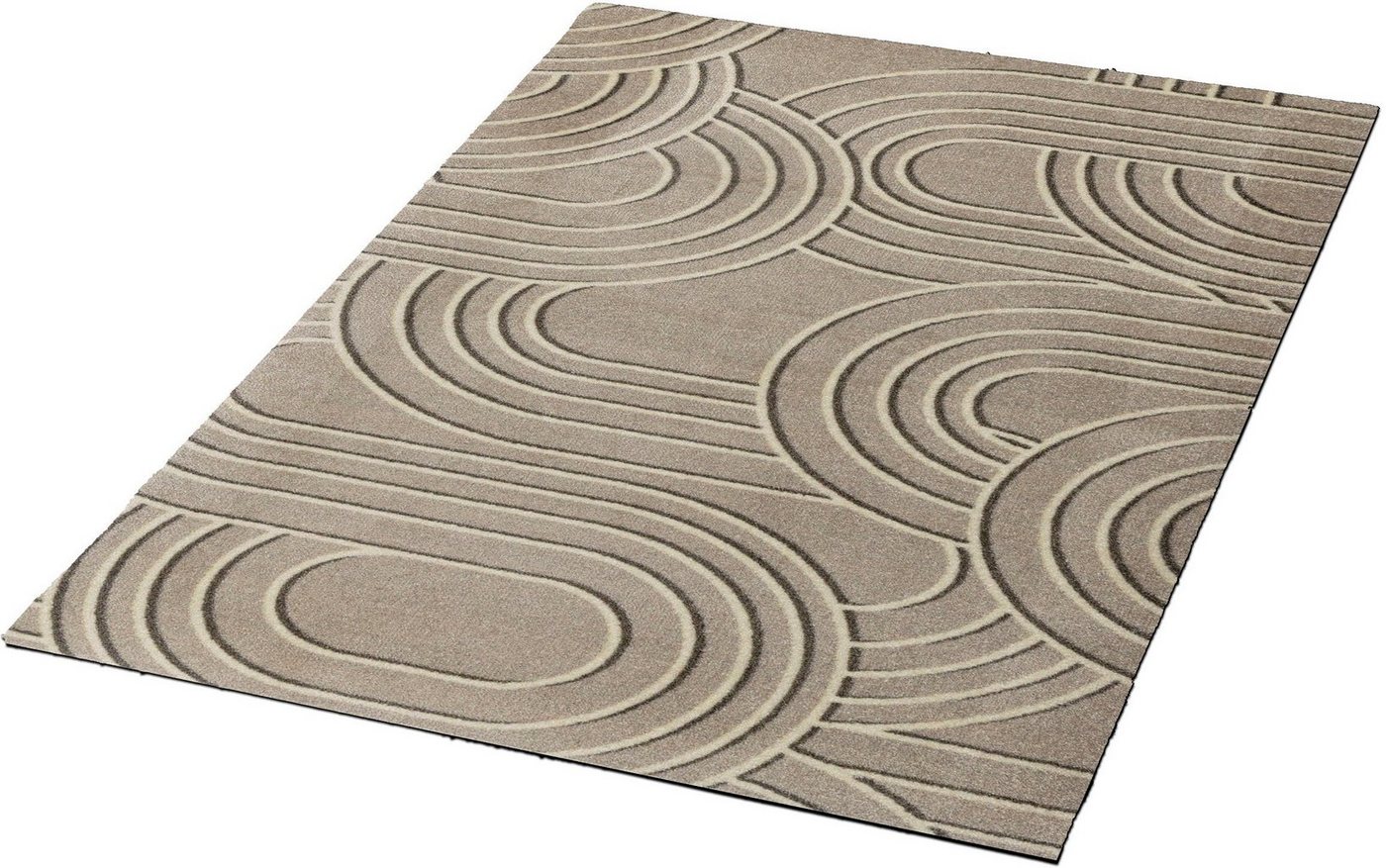 Teppich Sand Twist, wash+dry by Kleen-Tex, rechteckig, Höhe: 9 mm von wash+dry by Kleen-Tex