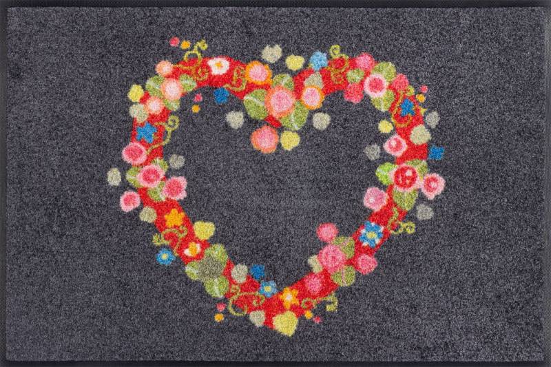 wash+dry by Kleen-Tex Fußmatte Floral Romance, rechteckig, Höhe: 7 mm von wash+dry by Kleen-Tex