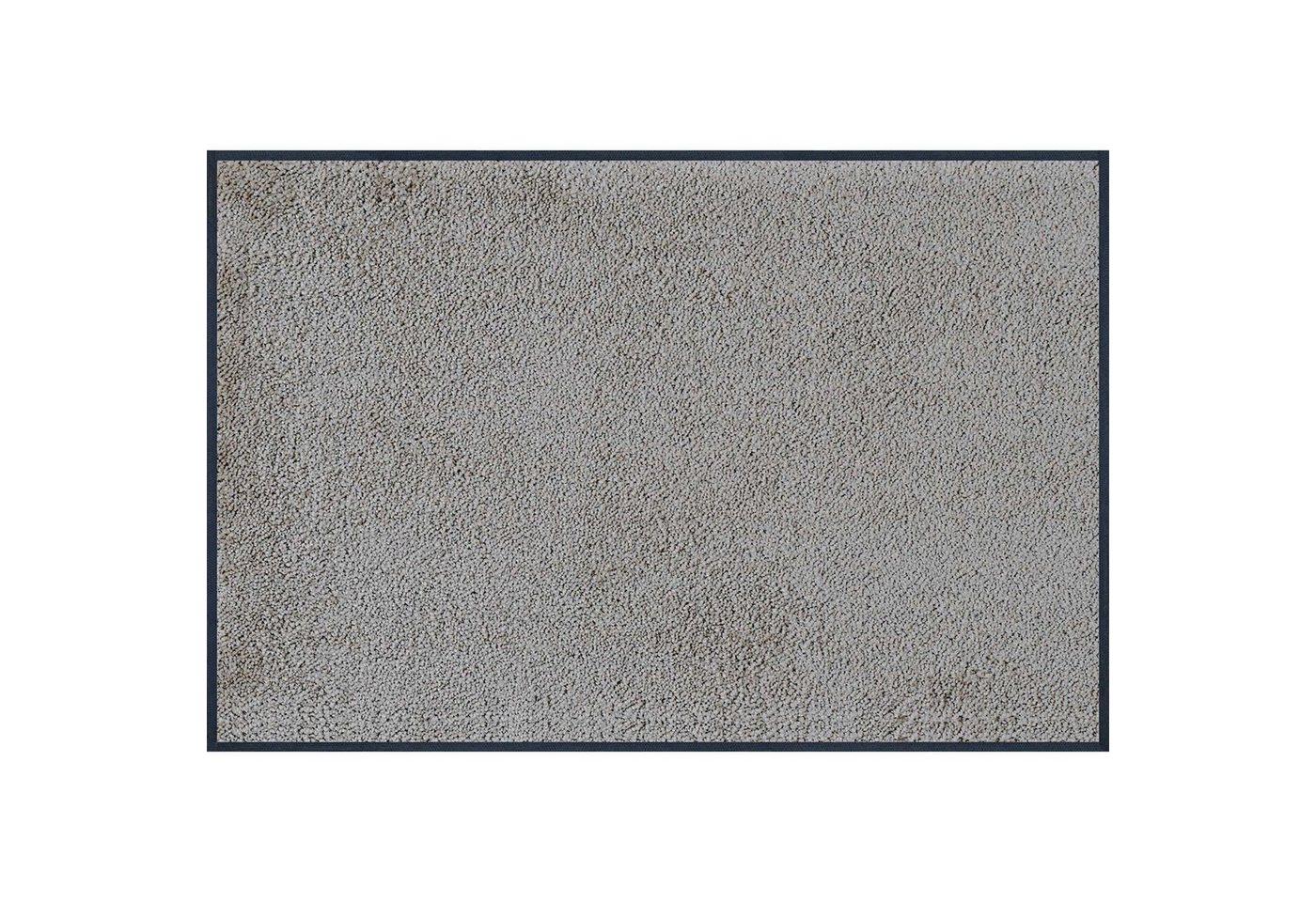 wash+dry by Kleen-Tex Fußmatte Fußmatte 60x90 Cool Grey silber, Eingangsmatte groß, Höhe: 600 mm von wash+dry by Kleen-Tex