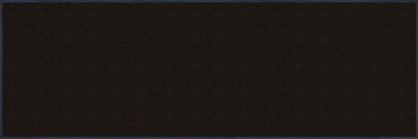 wash+dry by Kleen-Tex Läufer Teppichläufer 60x180 Raven Black schwarz, Läufer groß, Höhe: 600 mm von wash+dry by Kleen-Tex