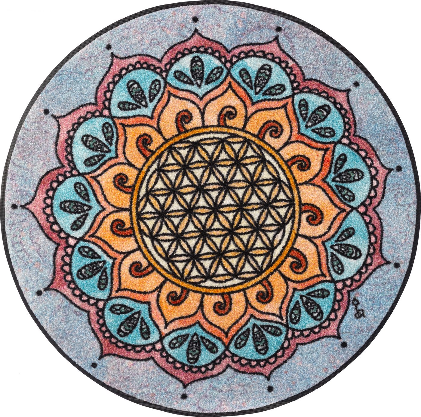 wash+dry by Kleen-Tex Teppich Harmony Pattern, rechteckig, Höhe: 7 mm von wash+dry by Kleen-Tex