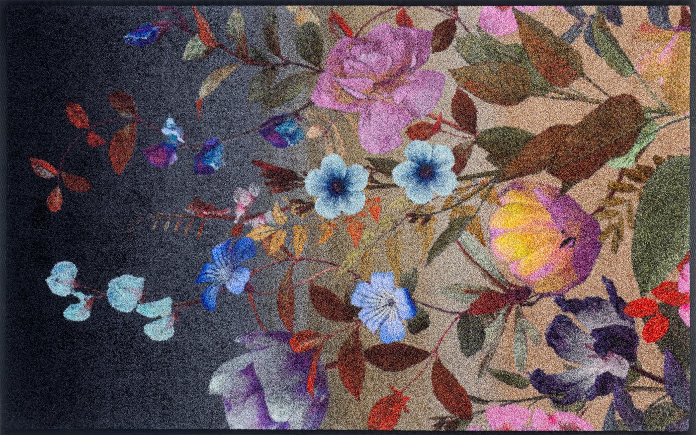 wash+dry by Kleen-Tex Teppich Midnight Blooms, rechteckig, Höhe: 7 mm von wash+dry by Kleen-Tex