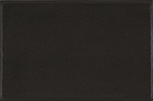 Wash+Dry Raven Black Fußmatte, Polyamid, schwarz, 40x60cm von Wash+Dry